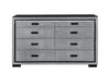 ISABELLA GREY DRESSER WITH LED