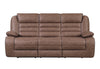 U2250 BROWN RECLINING SOFA
