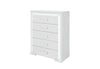 NAOMI SILVER MARBLE CHEST WITH LED