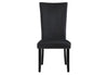 D02 DINING TABLE + 6 D03 BLACK DINING CHAIRS