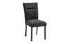 D2502 BLACK DINING CHAIR