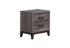KATE FOIL GREY FULL BED, DRESSER, MIRROR AND NIGHTSTAND