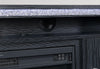 LILY DARK GREY ENT UNIT 72 INCH W/ LED, SPEAKERS, CRYSTAL INSERTS