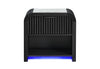 BECKETT WHT/BLK NIGHTSTAND W/LED & SPEAKER