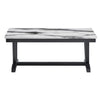 T1319 BLK/WHT COFFEE TABLE