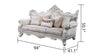 Galaxy Home Melrose Sofa in Silver