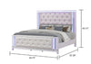 Galaxy Home Opium Queen Bed in White