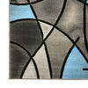 Sivas Area Rug Black & Blue