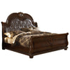 Galaxy Home Roma King Bed in Dark Walnut