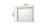 Galaxy Home Samantha Mirror Silver
