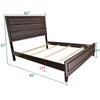 Galaxy Home Sierra King Size Bed in Gray