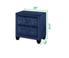 Galaxy Home Sophia Nightstand Blue
