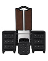 Galaxy Home Sophia Vanity in Black