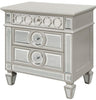 Galaxy Home Symphony 3 Drawer Nightstand in Silver GHF-808857505200 image